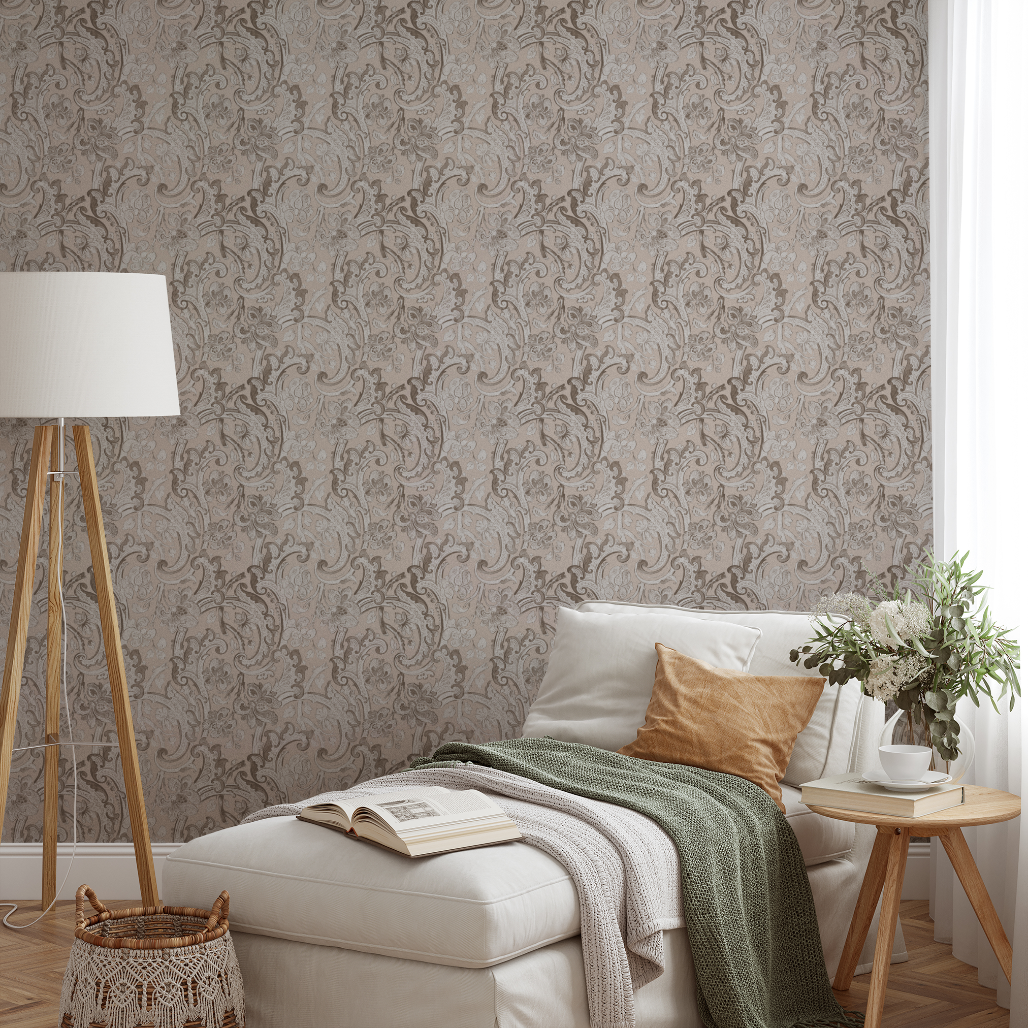  wallpaper lifestyle chaise mockup