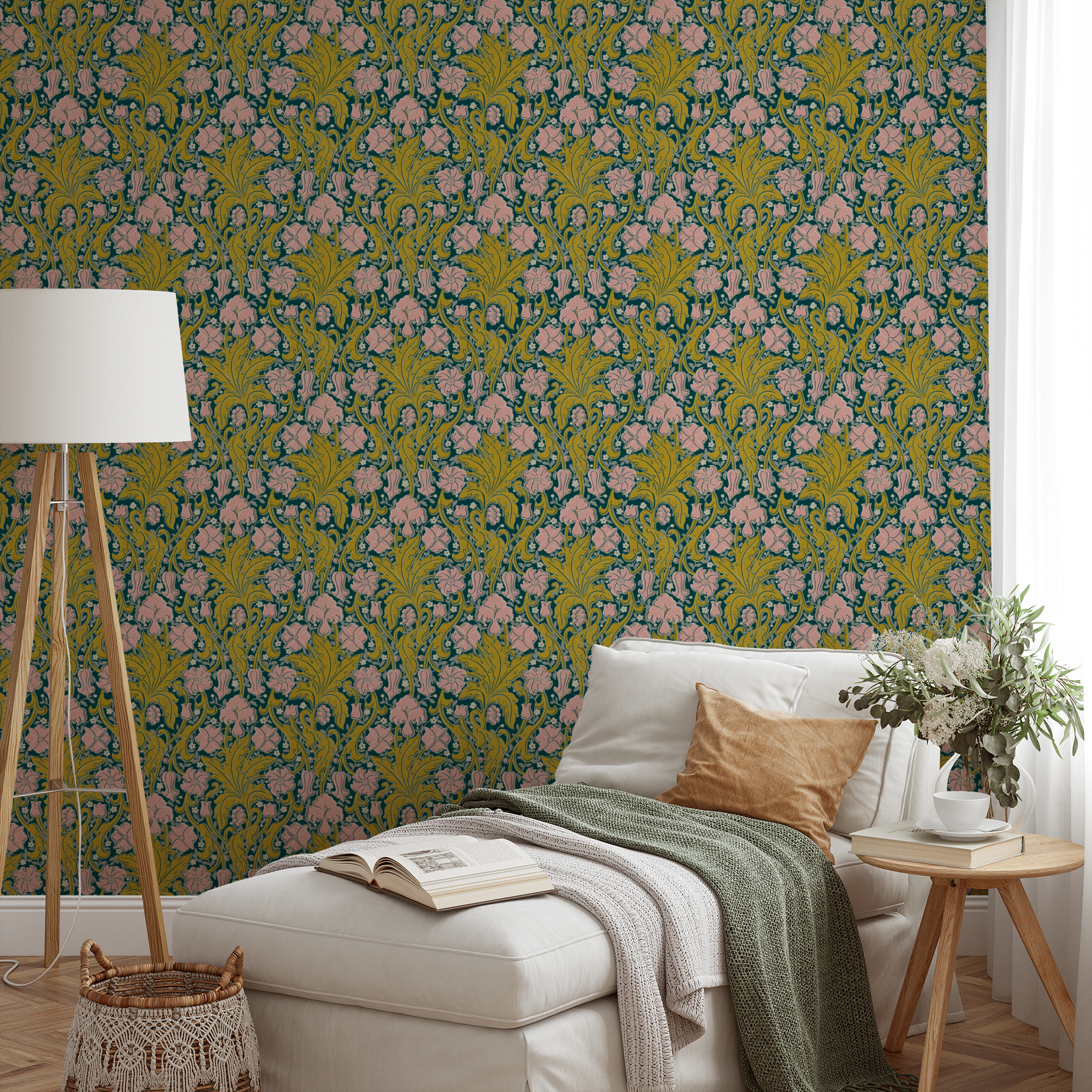  wallpaper lifestyle chaise mockup