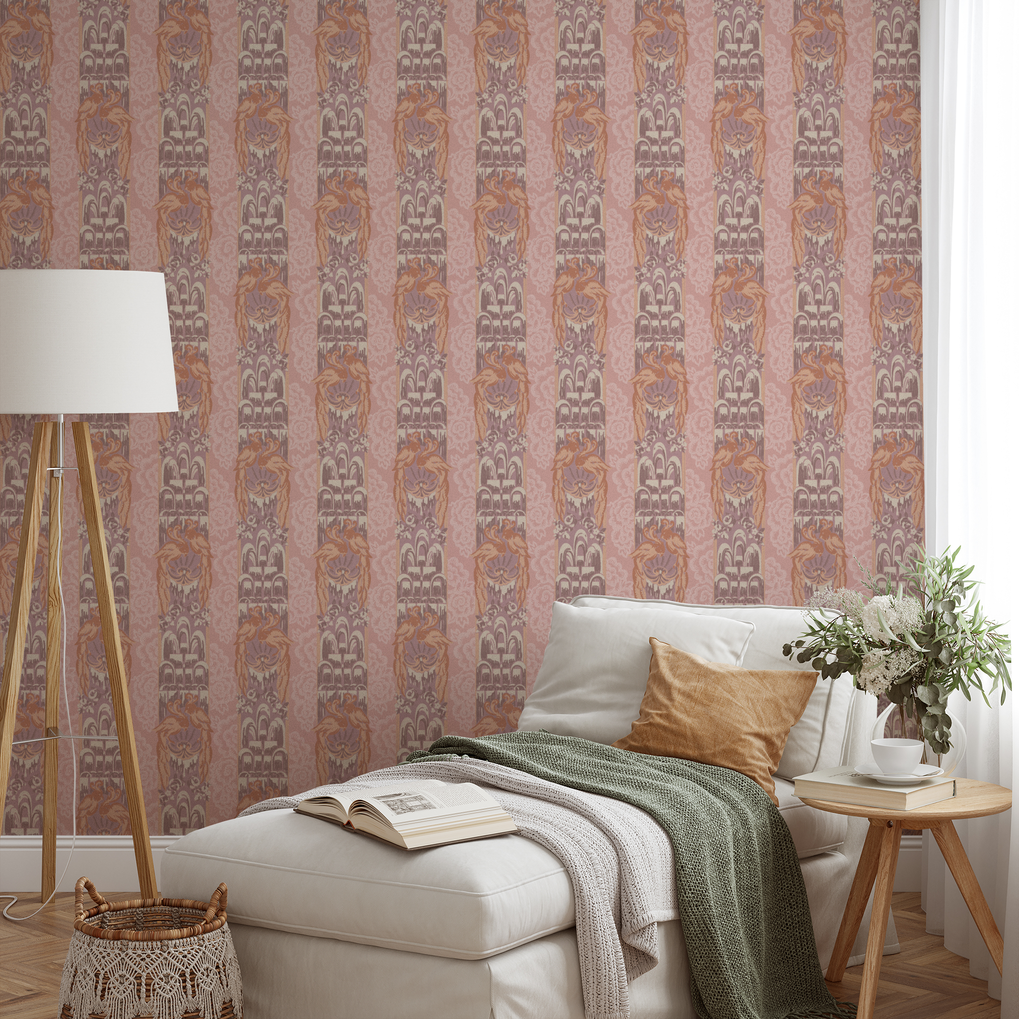  wallpaper lifestyle chaise mockup