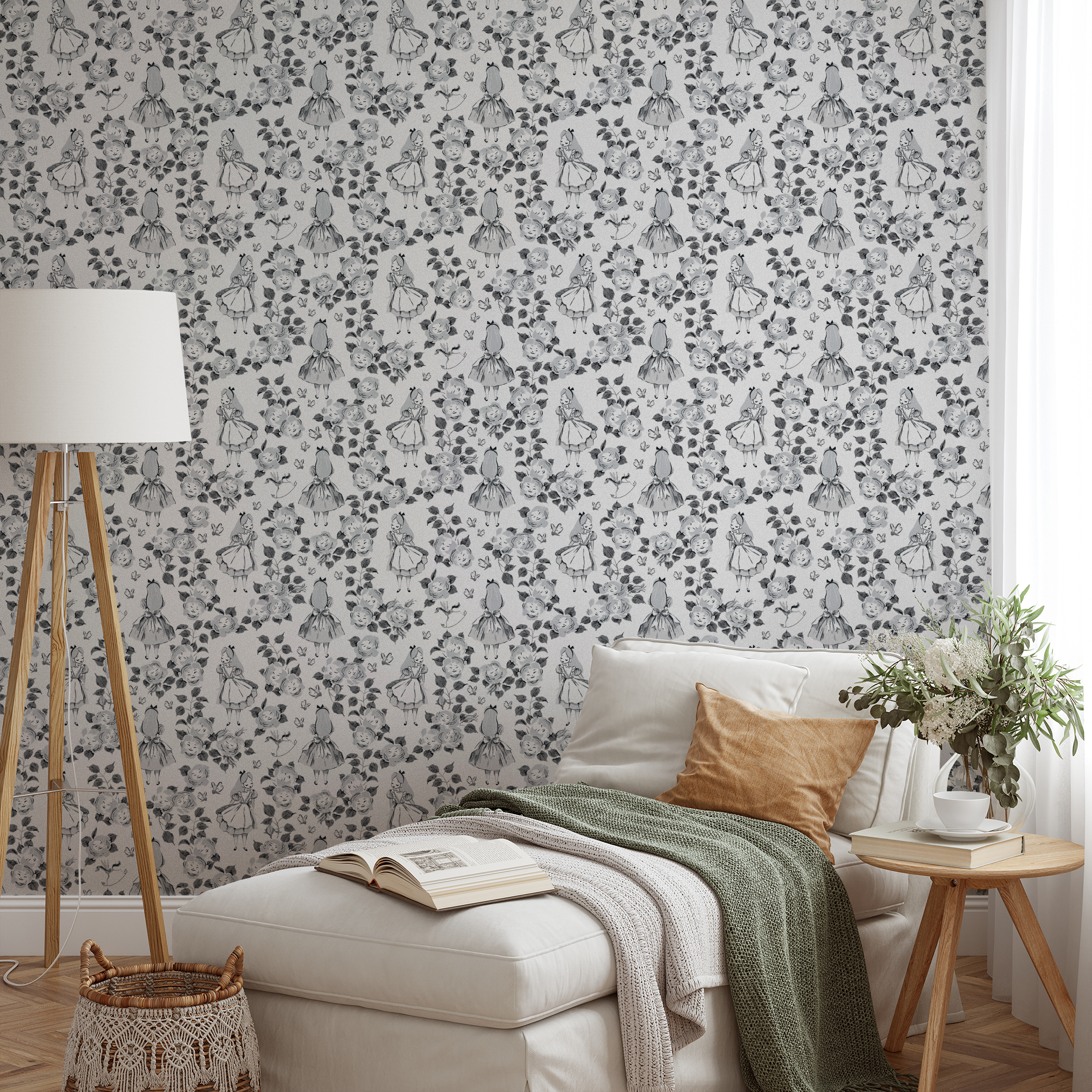  wallpaper lifestyle chaise mockup