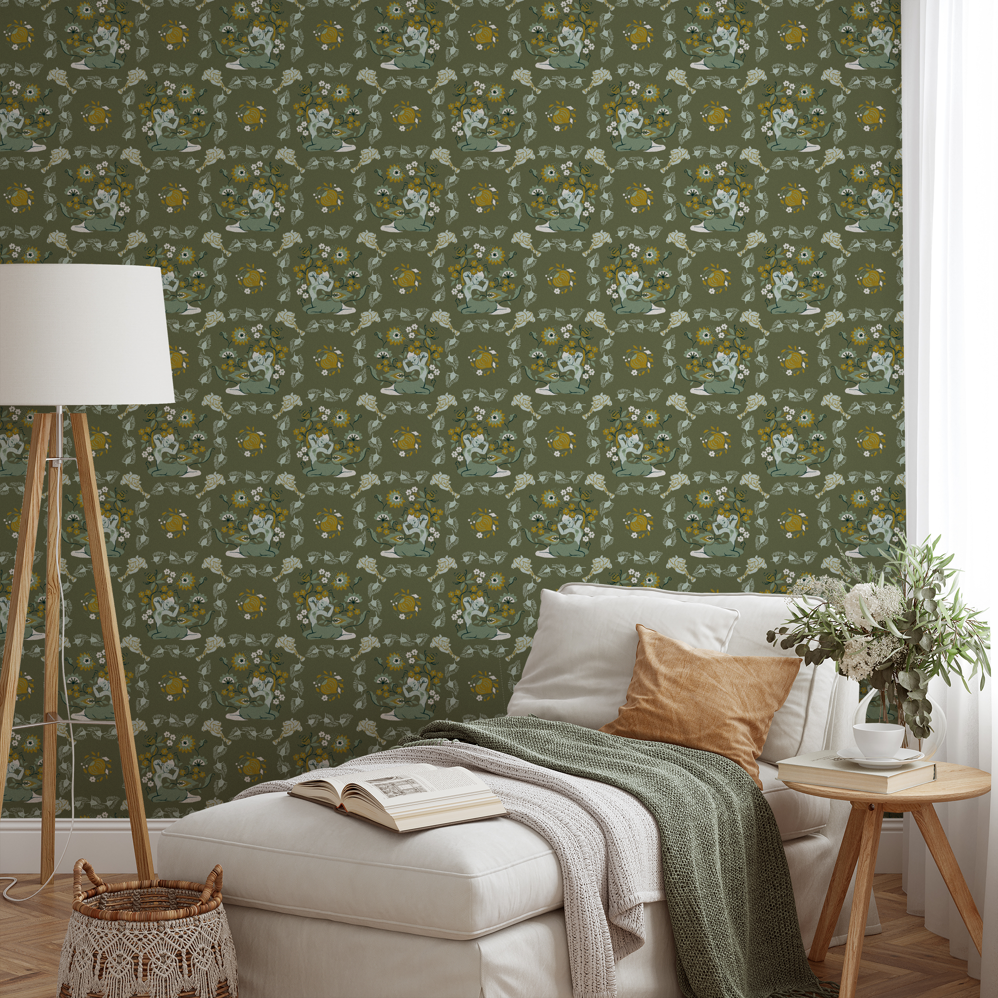  wallpaper lifestyle chaise mockup