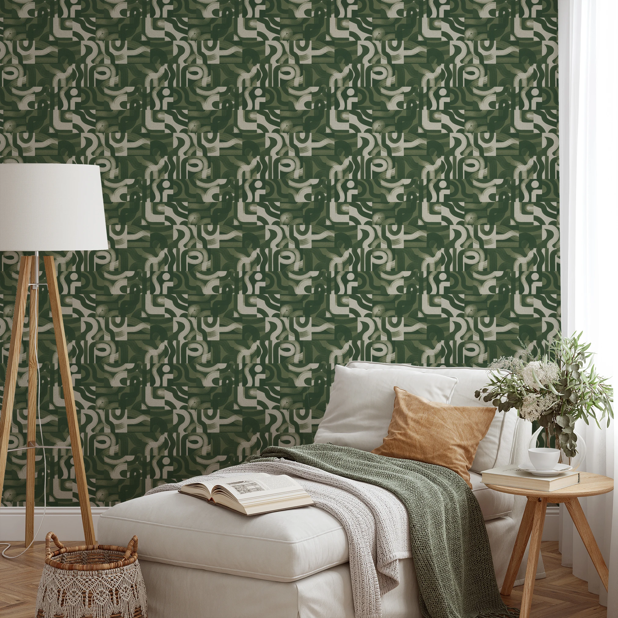 Sorrento - Hemlock Wallpaper
