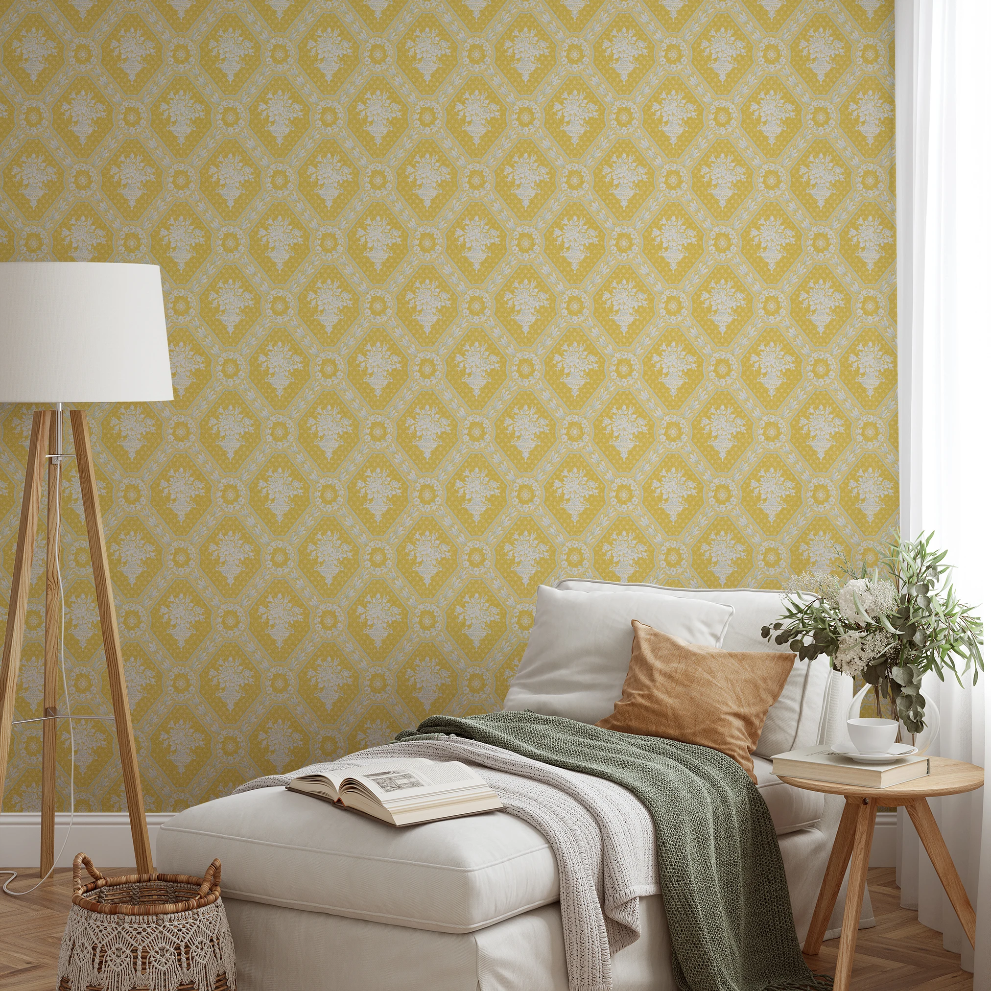 Manon - Olive Oil Wallpaper