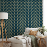 Carraway - Bowery Blue Wallpaper