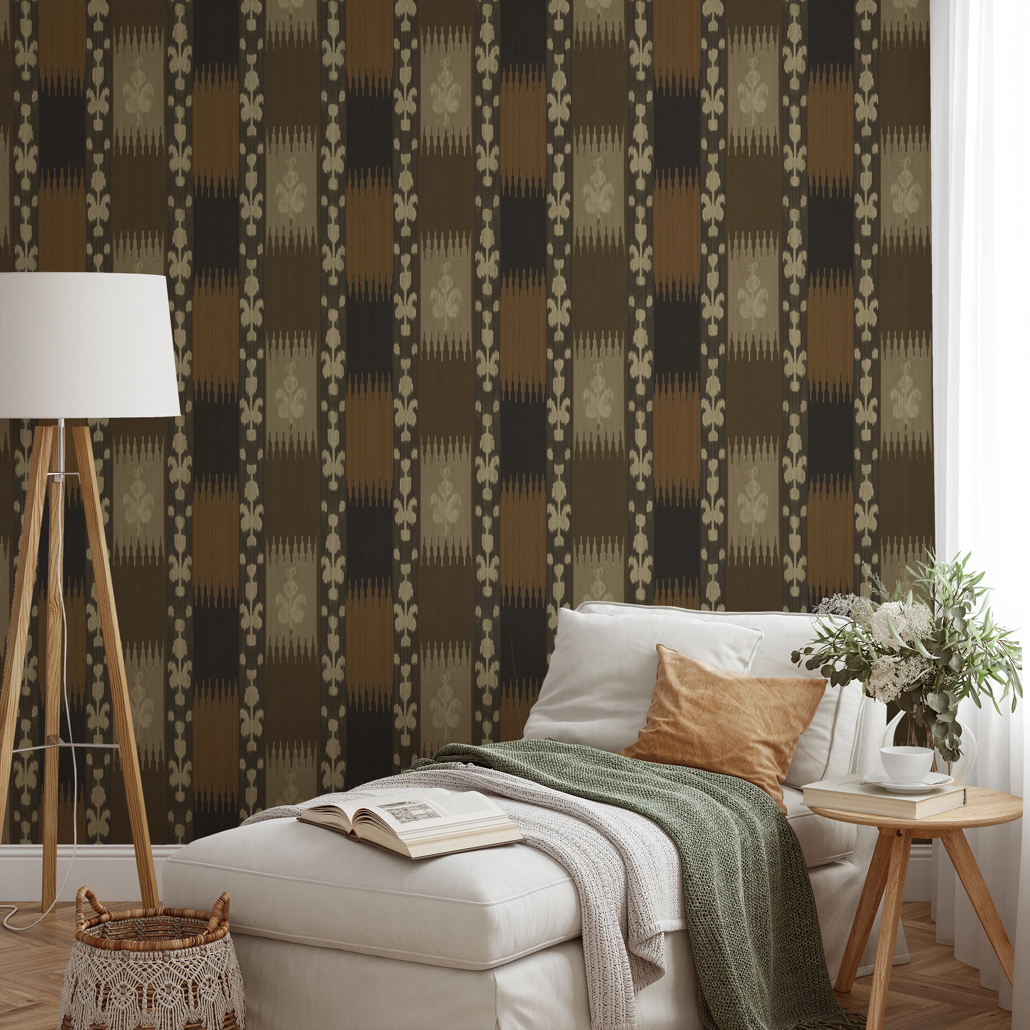Menge Ikat - Enigmatic Wallpaper