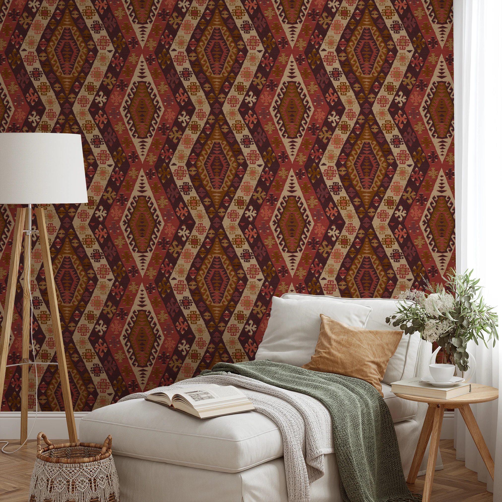 Concetta - Cherokee Red Wallpaper