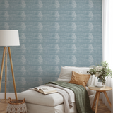 Horizontal gray and white watercolor stripes with irregular, hand-painted texture