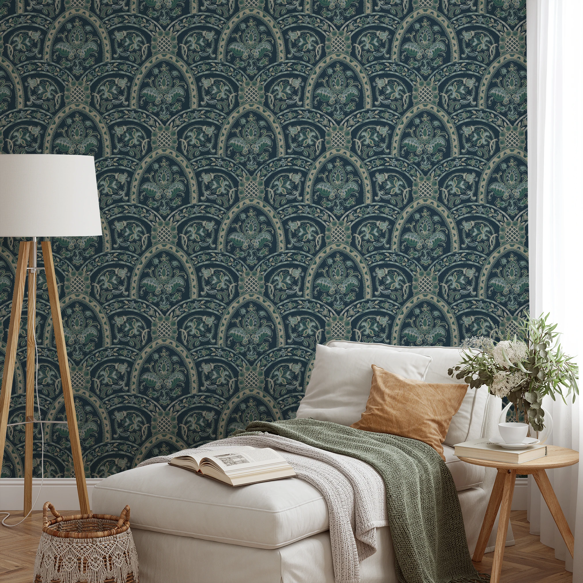 Danum - Bowery Blue Wallpaper