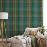 Boothe Plaid - Pachamama Wallpaper