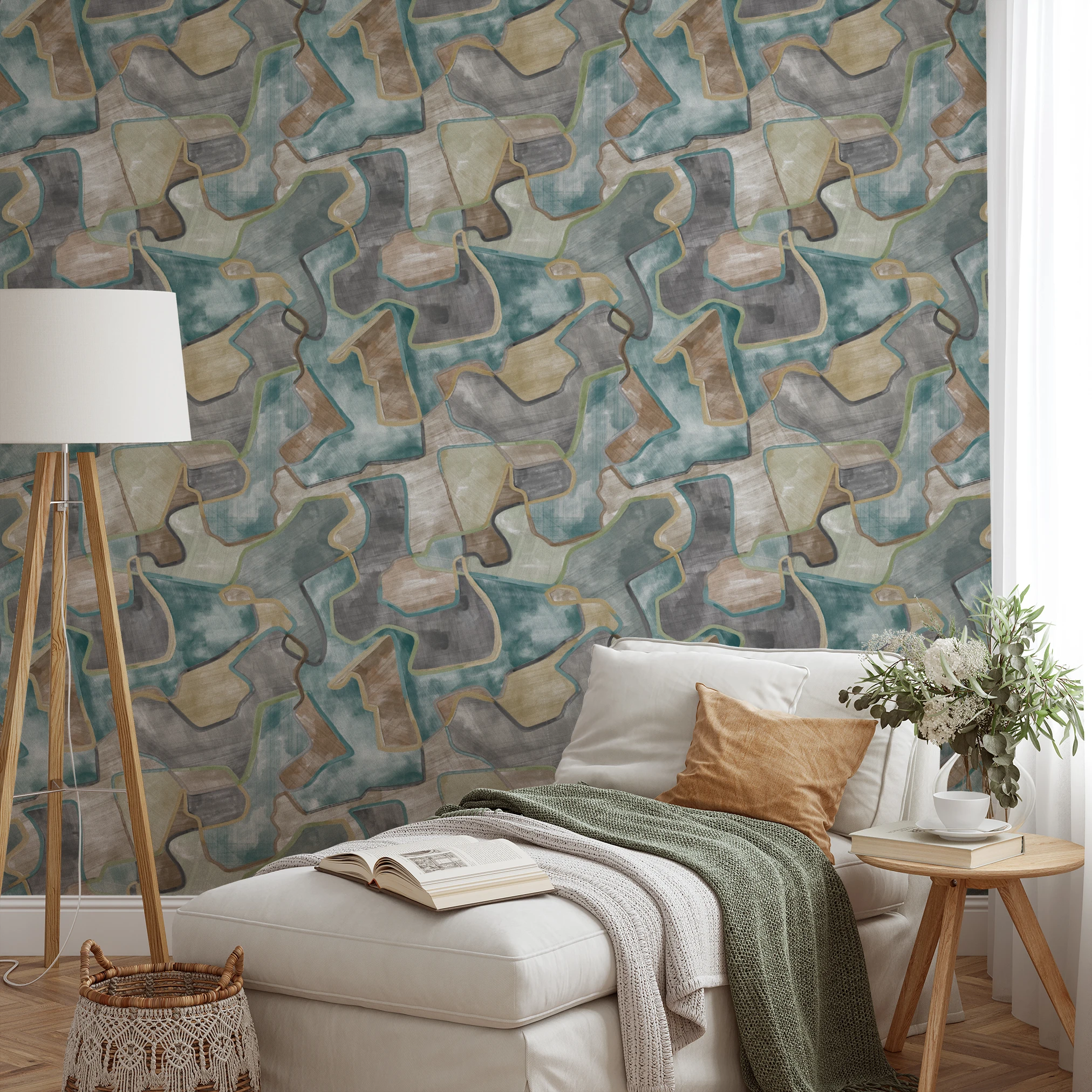 Foggia - Clary Sage Wallpaper
