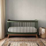 Delicate floral pattern with butterflies and botanical elements in beige and cream tones
