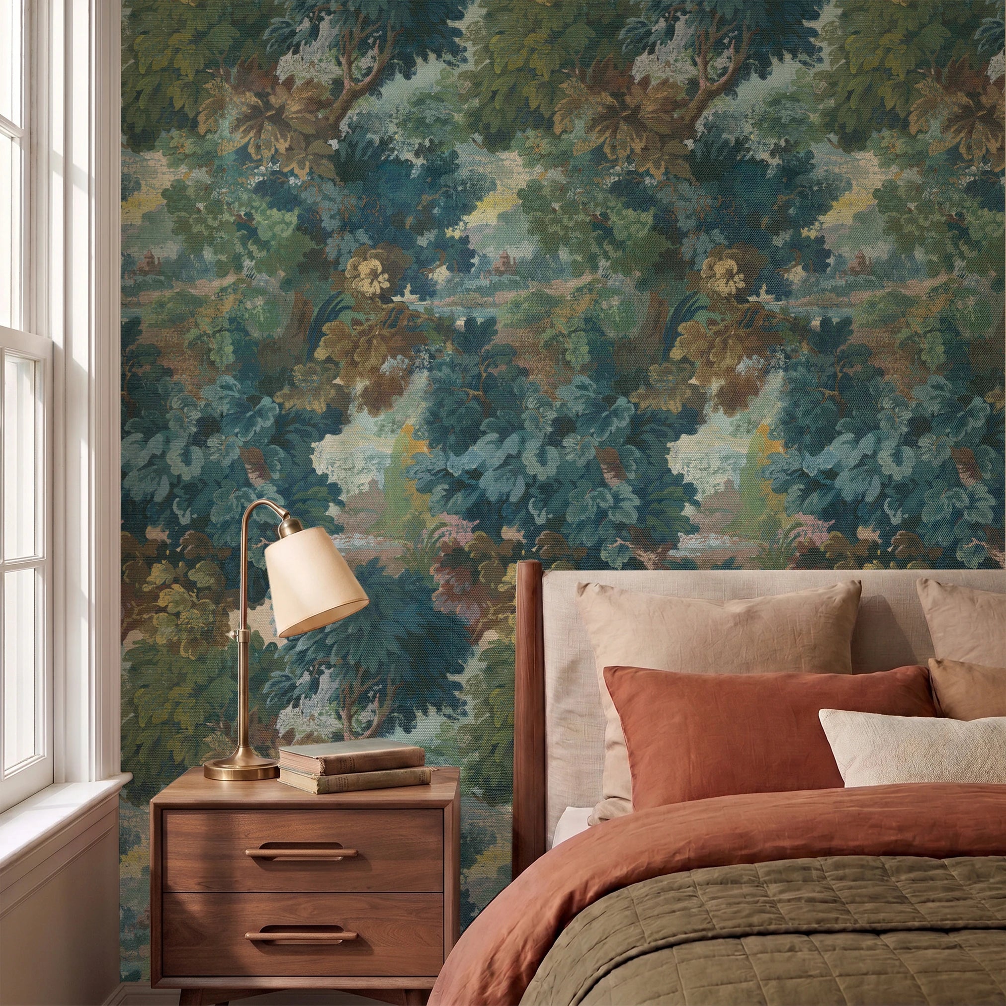  wallpaper naturalgrasscloth bedroom
