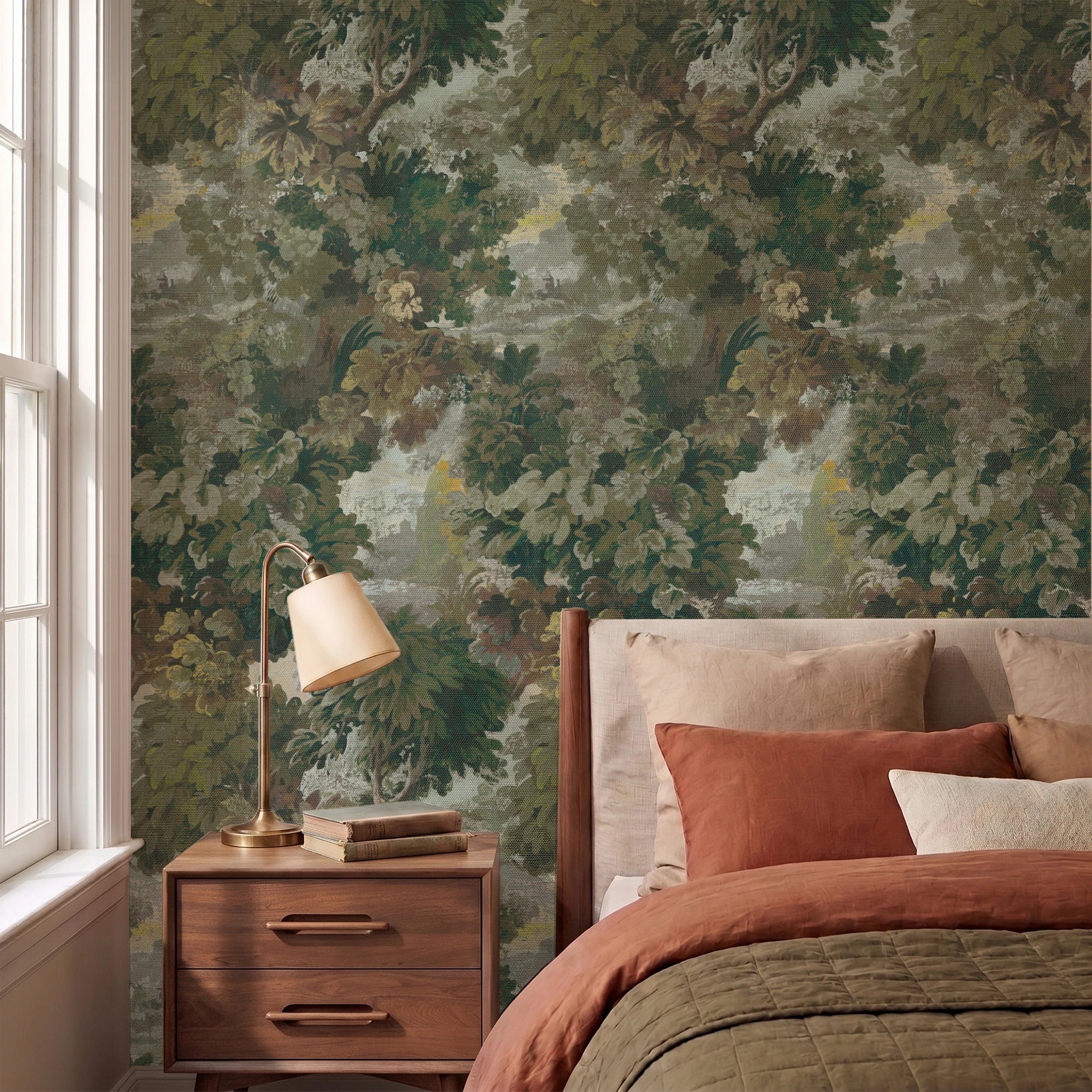  wallpaper naturalgrasscloth bedroom