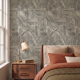  wallpaper naturalgrasscloth bedroom