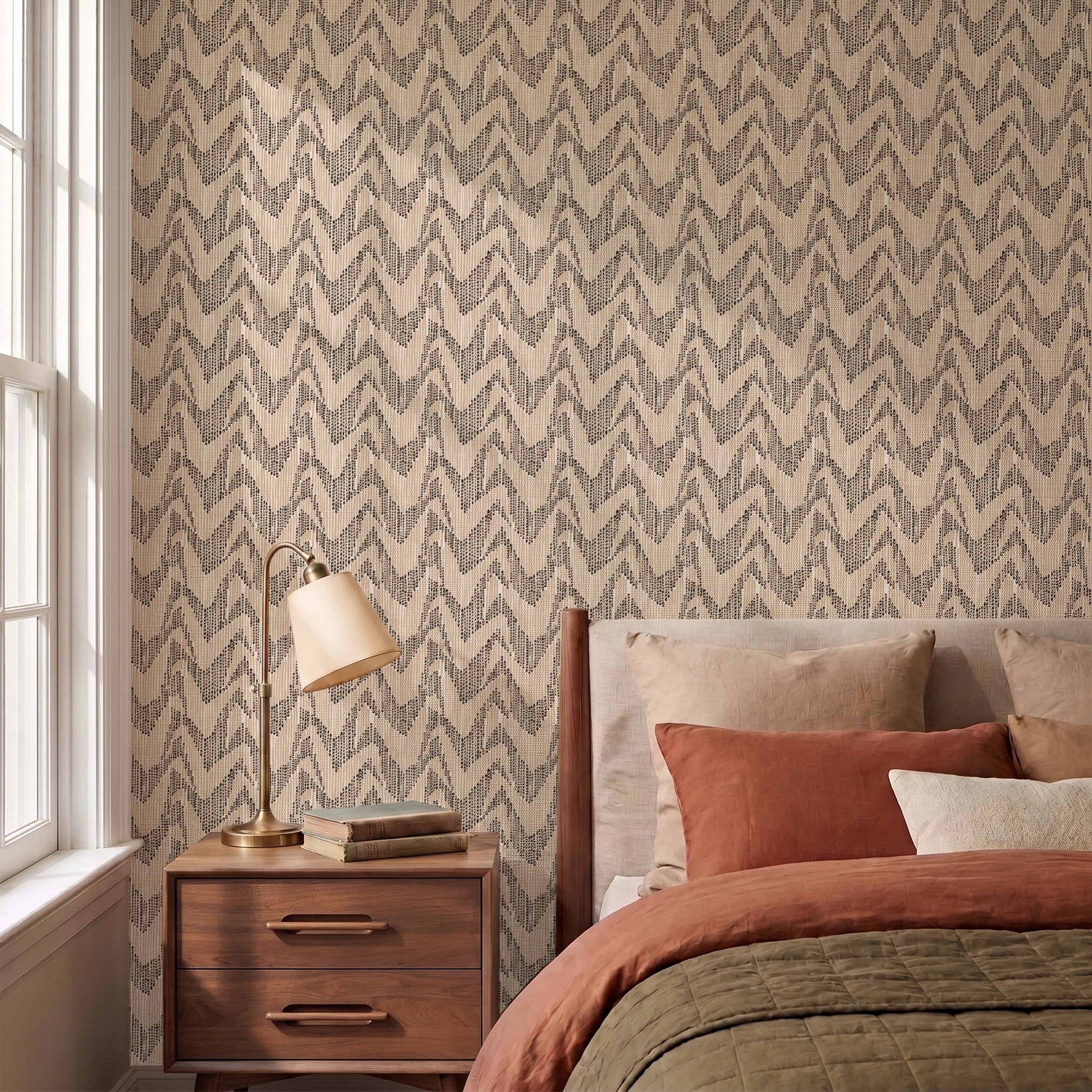  wallpaper naturalgrasscloth bedroom