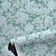 Laurence - Barrow Blue Natural Grasscloth Wallpaper
