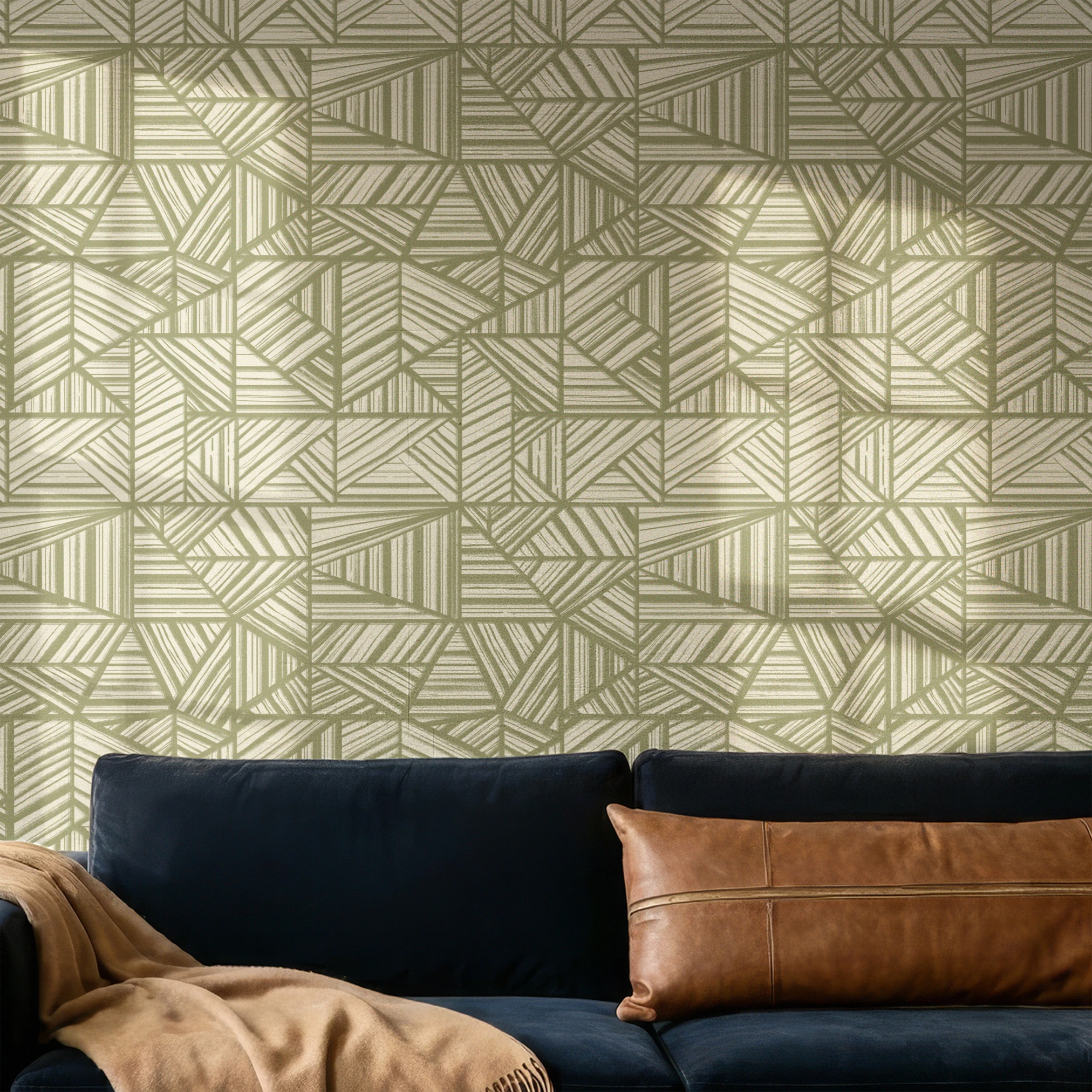  wallpaper naturalgrasscloth sofa