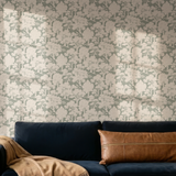 Laurence - Kittiwake Natural Grasscloth Wallpaper