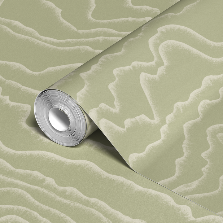  wallpaper roll closeup mockup