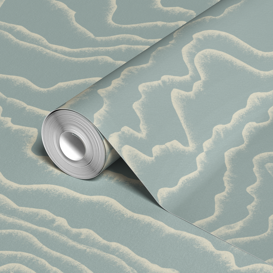  wallpaper roll closeup mockup