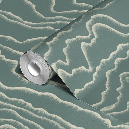  wallpaper roll closeup mockup