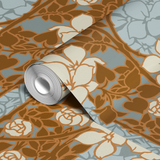  wallpaper roll closeup mockup