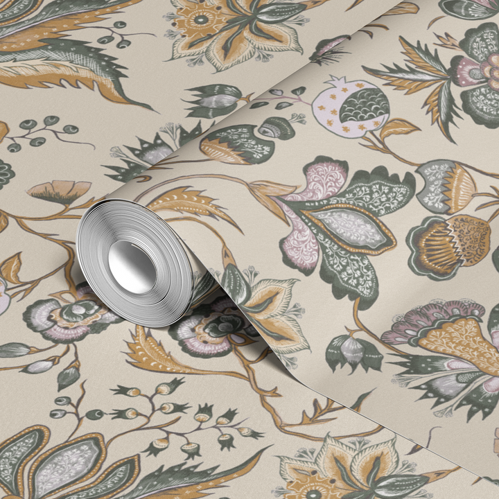  wallpaper roll closeup mockup