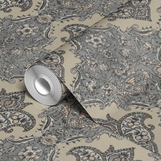  wallpaper roll closeup mockup