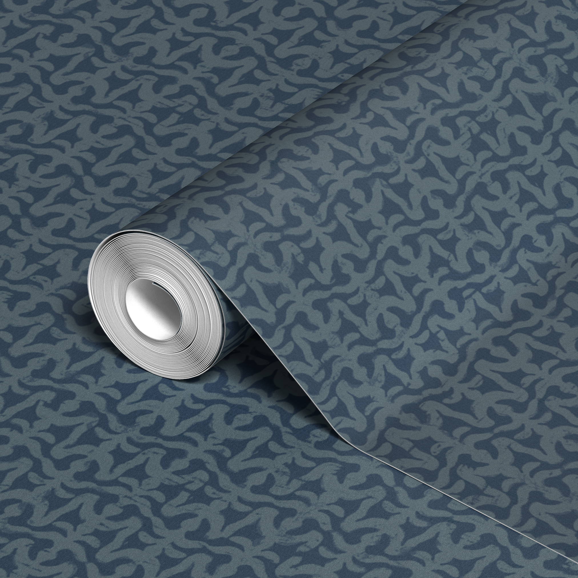  wallpaper roll closeup mockup