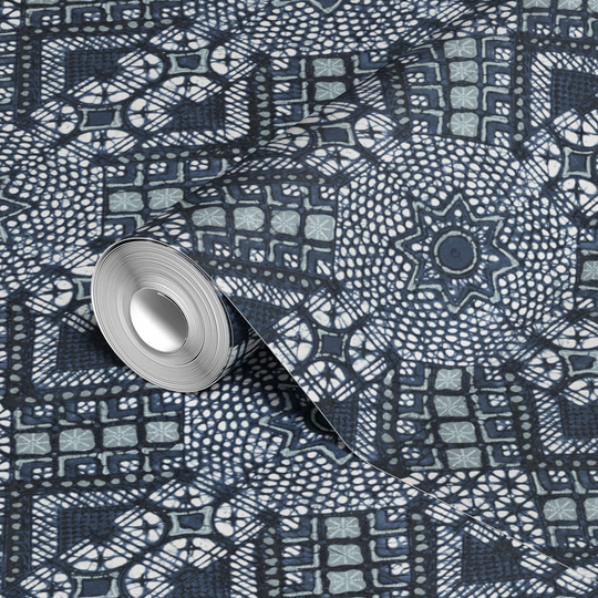  wallpaper roll closeup mockup