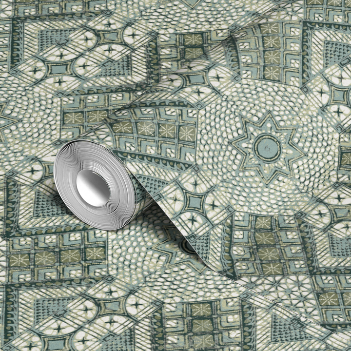  wallpaper roll closeup mockup