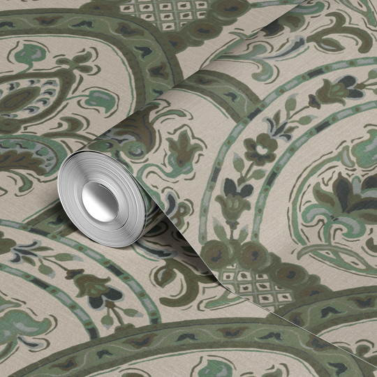  wallpaper roll closeup mockup