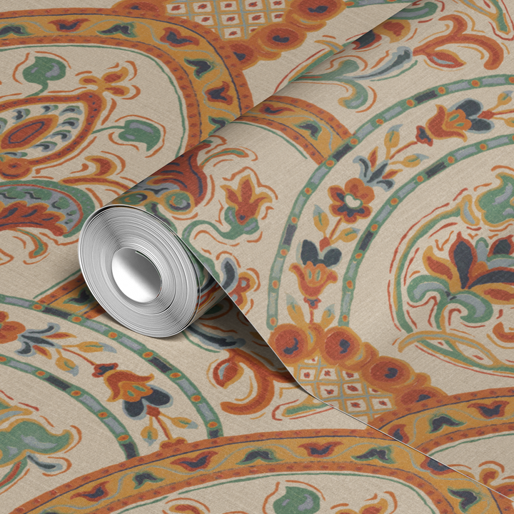  wallpaper roll closeup mockup