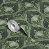 wallpaper roll closeup mockup