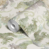 wallpaper roll closeup mockup