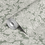  wallpaper roll closeup mockup