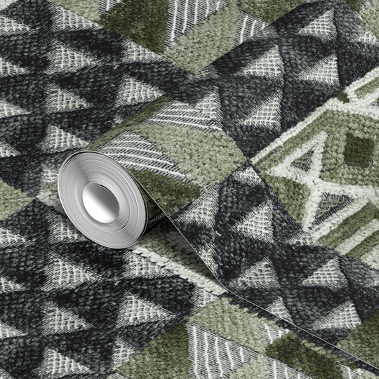  wallpaper roll closeup mockup