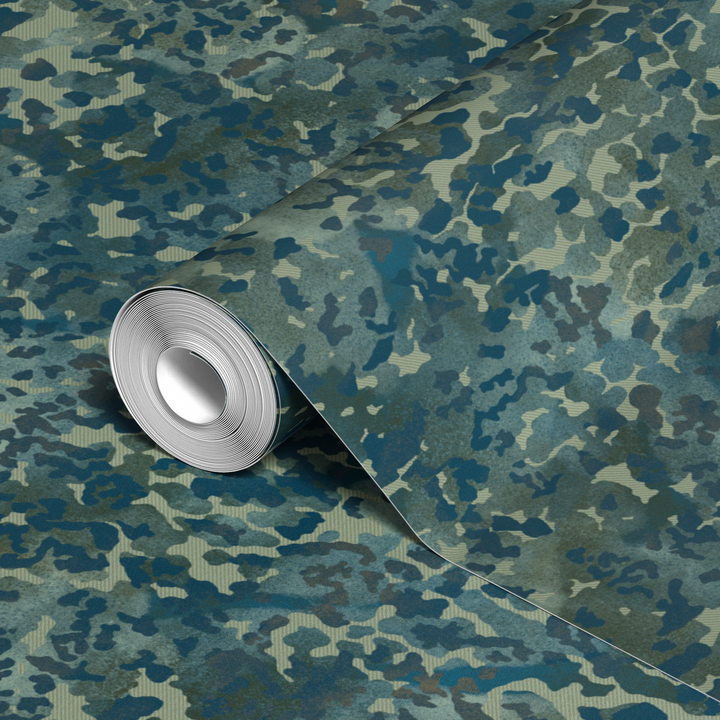  wallpaper roll closeup mockup
