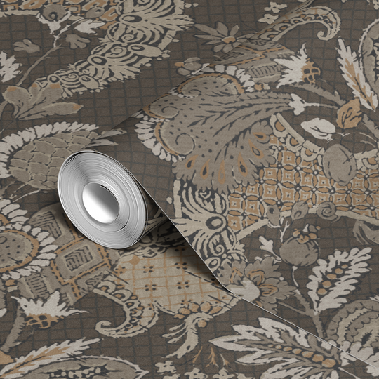  wallpaper roll closeup mockup