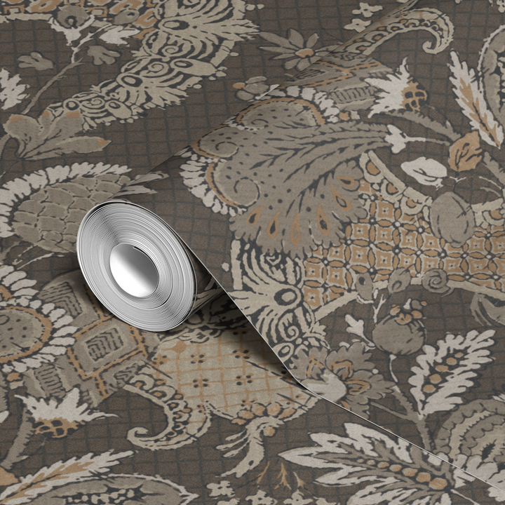  wallpaper roll closeup mockup