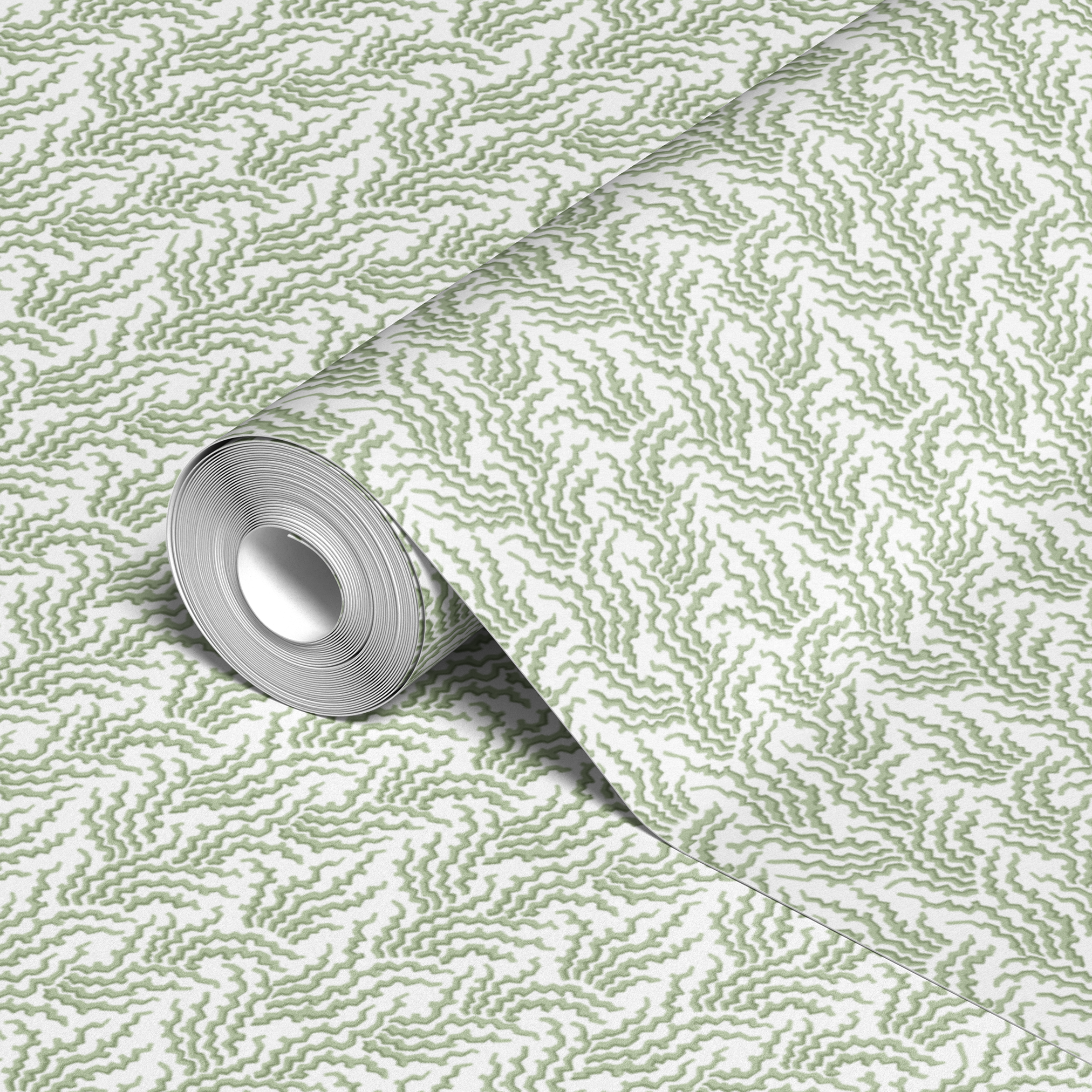 wallpaper roll closeup mockup