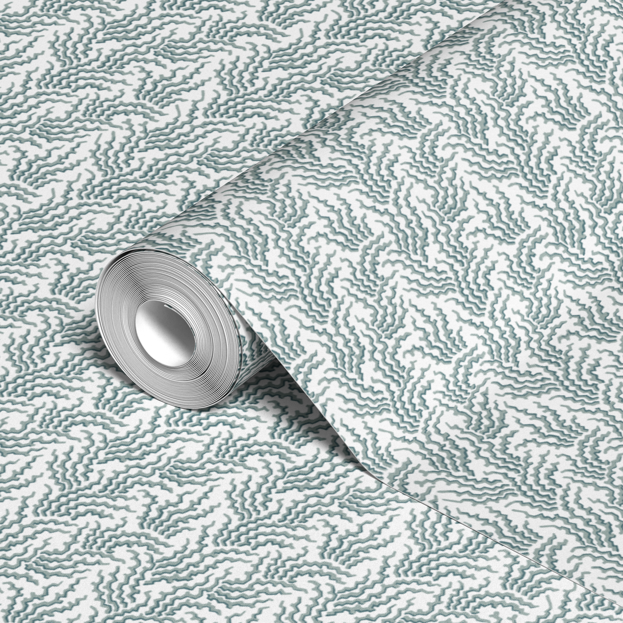 wallpaper roll closeup mockup