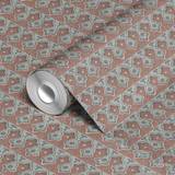  wallpaper roll closeup mockup