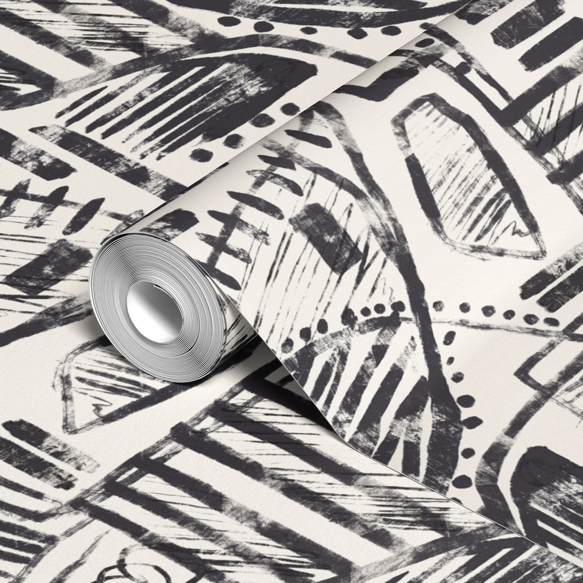  wallpaper roll closeup mockup