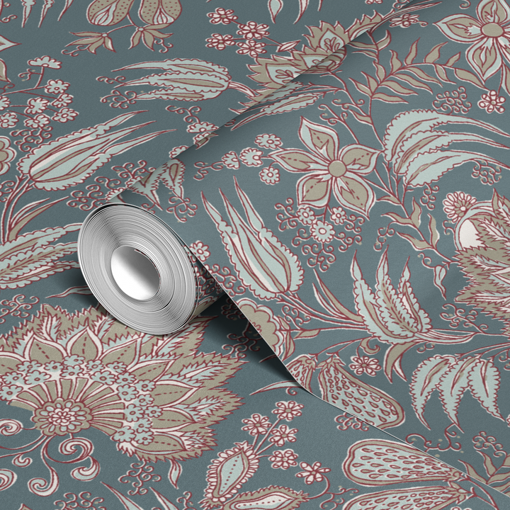  wallpaper roll closeup mockup