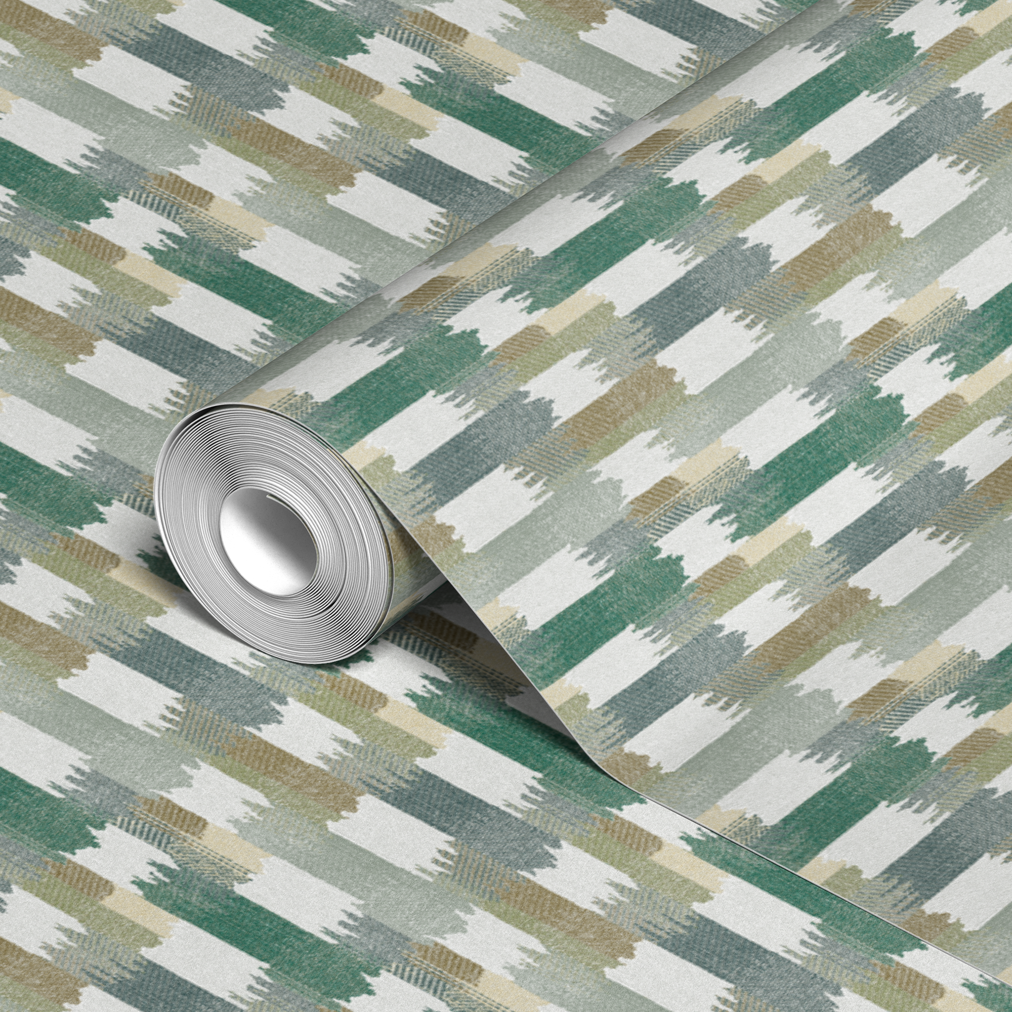  wallpaper roll closeup mockup