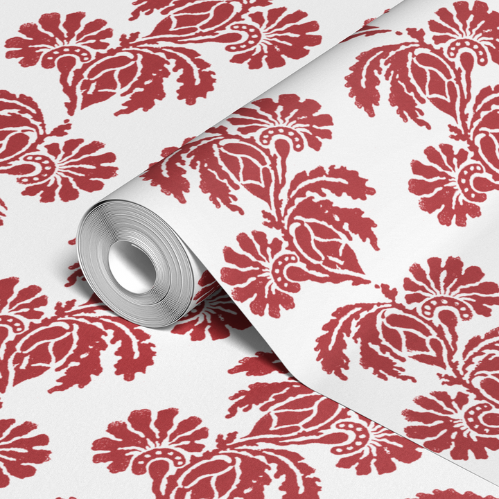  wallpaper roll closeup mockup
