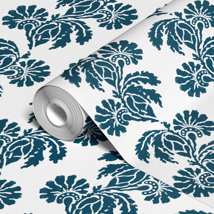  wallpaper roll closeup mockup