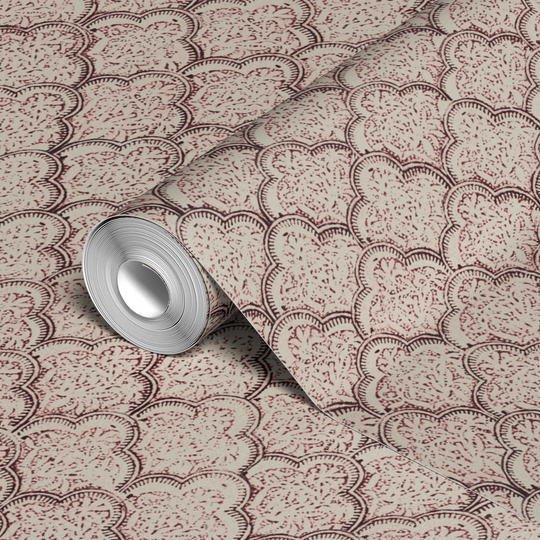  wallpaper roll closeup mockup