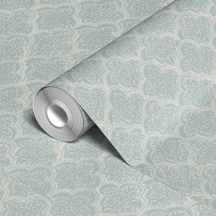  wallpaper roll closeup mockup